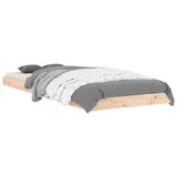 Vidaxl bedframe massief grenenhout 75x190 cm