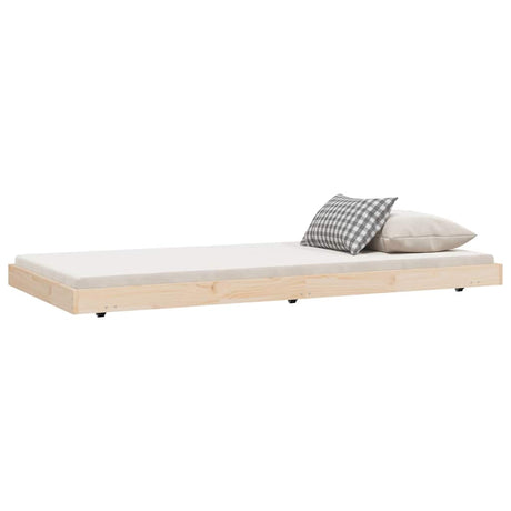 Vidaxl bedframe zonder matras massief grenenhout 75x190 cm