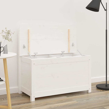 Vidaxl bankje 80x41x77 cm massief grenenhout wit