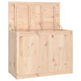 Vidaxx Wäschekorb 88,5x44x66 cm massives Kiefernholz