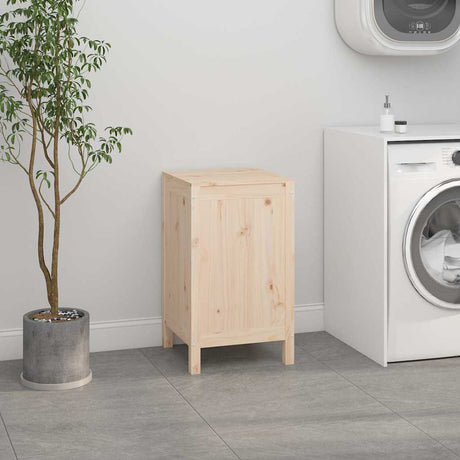 Vidaxl wasmand 44x44x76 cm massief grenenhout