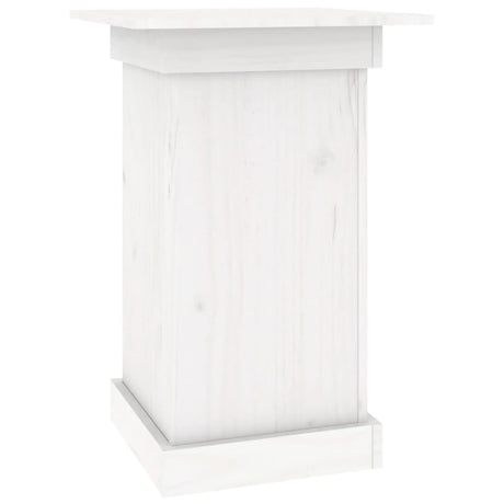 Vidaxx Blumenständer 40x40x60 cm massives Kiefernholz weiß