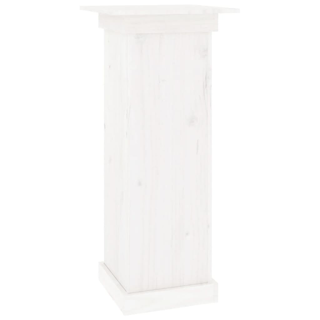 Vidaxx Blumenständer 40x40x90 cm massives Kiefernholz weiß