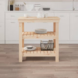 VidaXL Werkbank 78,5x50x80 cm massives Kiefernholz