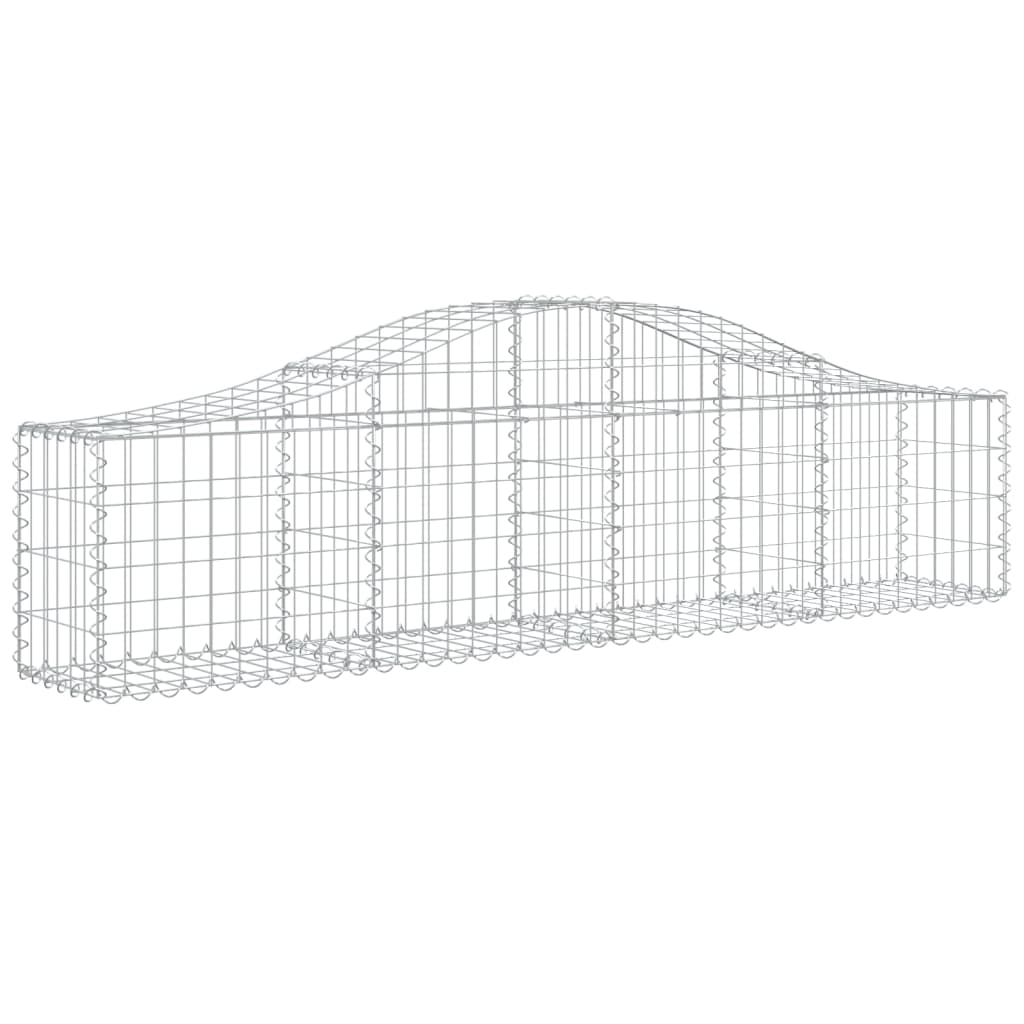 Vidaxx Gabione gewölbt 200x30x40 60 cm verzinktes Eisen