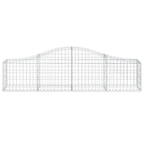Vidaxx Gabione gewölbt 200x30x40 60 cm verzinktes Eisen