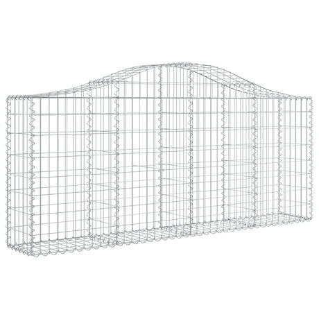 Vidaxx Gabione gewölbt 200x30x80 100 cm verzinktes Eisen