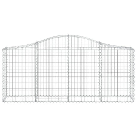 Vidaxx Gabione gewölbt 200x30x80 100 cm verzinktes Eisen