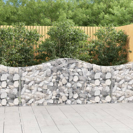 Vidaxx Gabione gewölbt 200x30x80 100 cm verzinktes Eisen