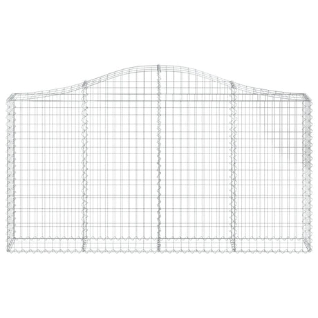 Vidaxx Gabione gewölbt 200x30x100 120 cm verzinktes Eisen