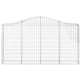 Vidaxx Gabione gewölbt 200x30x100 120 cm verzinktes Eisen