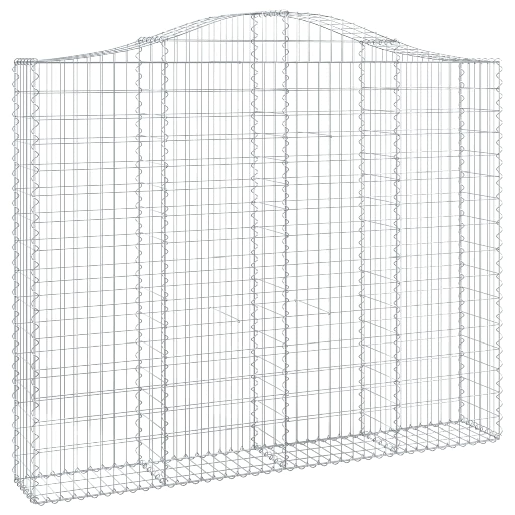 VidaXL Gabionengewölbe 200x30x160 180 cm aus verzinktem Eisen