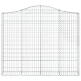 VidaXL Gabionengewölbe 200x30x160 180 cm aus verzinktem Eisen