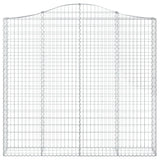 VidaXL Gabionengewölbe 200x30x180 200 cm aus verzinktem Eisen