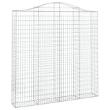 VidaXL Gabionengewölbe 200x30x200 220 cm aus verzinktem Eisen