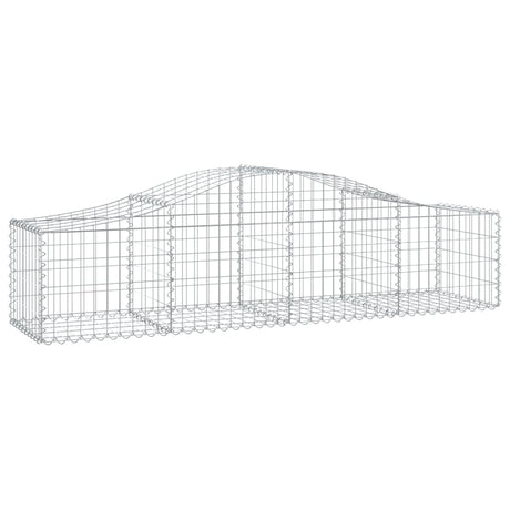Vidaxx Gabione gewölbt 200x50x40 60 cm verzinktes Eisen