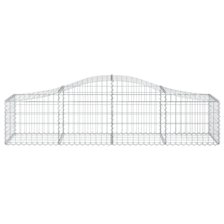 Vidaxx Gabione gewölbt 200x50x40 60 cm verzinktes Eisen
