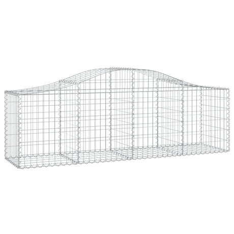 Vidaxx Gabione gewölbt 200x50x60 80 cm verzinktes Eisen