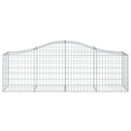 Vidaxx Gabione gewölbt 200x50x60 80 cm verzinktes Eisen