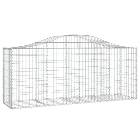 Vidaxx Gabione gewölbt 200x50x80 100 cm verzinktes Eisen
