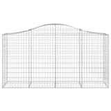 Vidaxx Gabione gewölbt 200x50x100 120 cm verzinktes Eisen