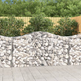 Vidaxx Gabione gewölbt 200x50x100 120 cm verzinktes Eisen