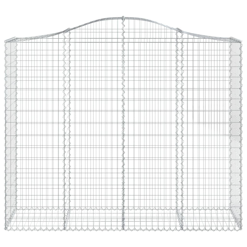 VidaXL Gabionengewölbe 200x50x160 180 cm aus verzinktem Eisen