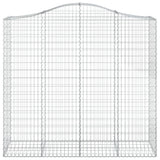 VidaXL Gabionengewölbe 200x50x180 200 cm aus verzinktem Eisen