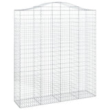 VidaXL Gabionengewölbe 200x50x220 240 cm aus verzinktem Eisen