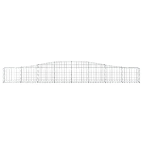 Vidaxx Gabione gewölbt 400x30x40 60 cm verzinktes Eisen