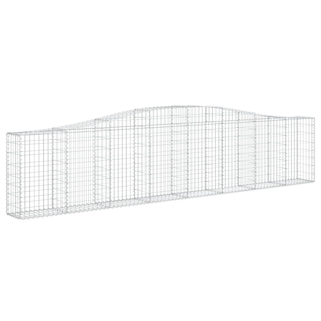 VidaXL Gabionengewölbe 400x30x80 100 cm aus verzinktem Eisen