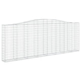 VidaXL Gabionengewölbe 400x30x140 160 cm aus verzinktem Eisen