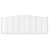 VidaXL Gabionengewölbe 400x30x140 160 cm aus verzinktem Eisen