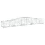 Vidaxx Gabione gewölbt 400x50x40 60 cm verzinktes Eisen