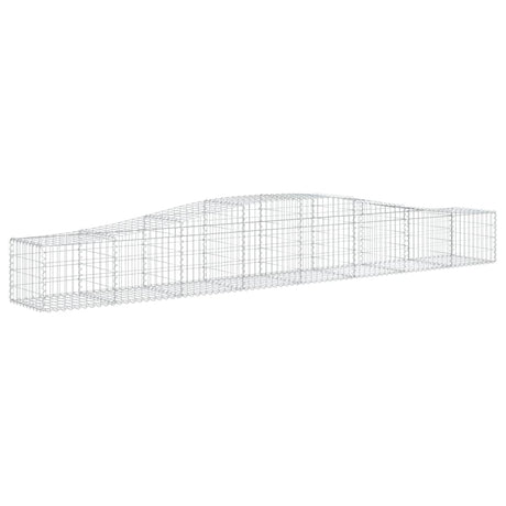 Vidaxx Gabione gewölbt 400x50x40 60 cm verzinktes Eisen