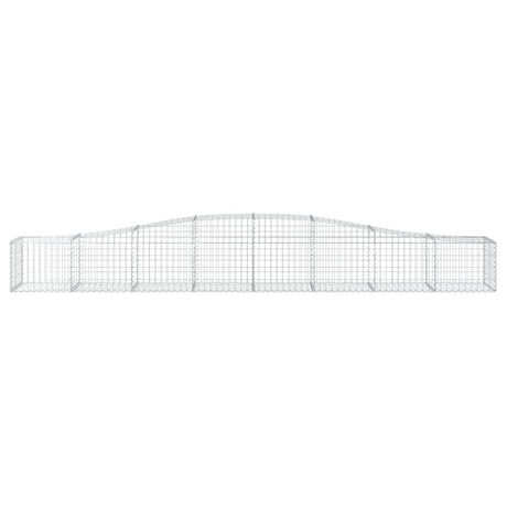 Vidaxx Gabione gewölbt 400x50x40 60 cm verzinktes Eisen