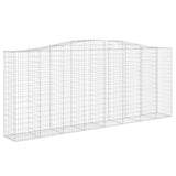 VidaXL Gabionengewölbe 400x50x160 180 cm aus verzinktem Eisen