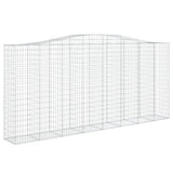VidaXL Gabionengewölbe 400x50x180 200 cm aus verzinktem Eisen