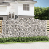 VidaXL Gabionengewölbe 400x50x180 200 cm aus verzinktem Eisen