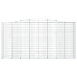 VidaXL Gabionengewölbe 400x50x200 220 cm aus verzinktem Eisen