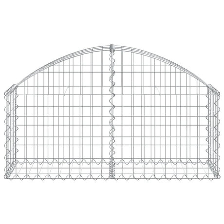 Vidaxx Gabione gewölbt 100x30x40 60 cm verzinktes Eisen