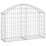 Vidaxx Gabione gewölbt 100x30x60 80 cm verzinktes Eisen