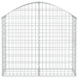 Vidaxx Gabione gewölbt 100x30x80 100 cm verzinktes Eisen