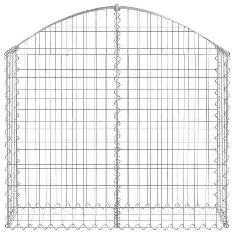Vidaxx Gabione gewölbt 100x30x80 100 cm verzinktes Eisen