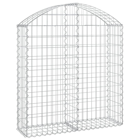 Vidaxx Gabione gewölbt 100x30x100 120 cm verzinktes Eisen