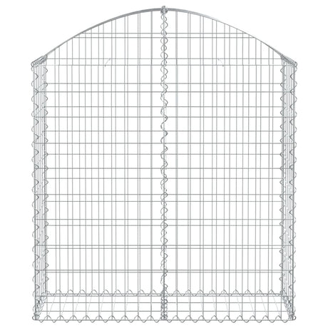 Vidaxx Gabione gewölbt 100x30x100 120 cm verzinktes Eisen