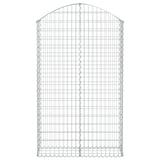Vidaxx Gabione gewölbt 100x30x160 180 cm verzinktes Eisen