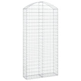 Vidaxx Gabione gewölbt 100x30x200 220 cm verzinktes Eisen