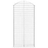 Vidaxx Gabione gewölbt 100x30x200 220 cm verzinktes Eisen