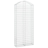 Vidaxx Gabione gewölbt 100x30x220 240 cm verzinktes Eisen